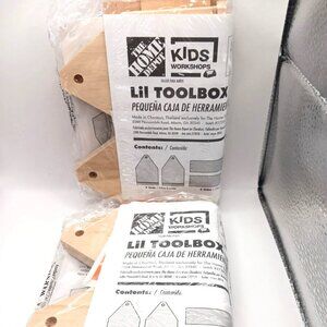 The Home Depot Lil Toolbox Kids Workshop Lot Of 2 -New + Sealed